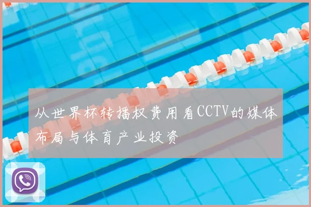 从世界杯转播权费用看CCTV的媒体布局与体育产业投资